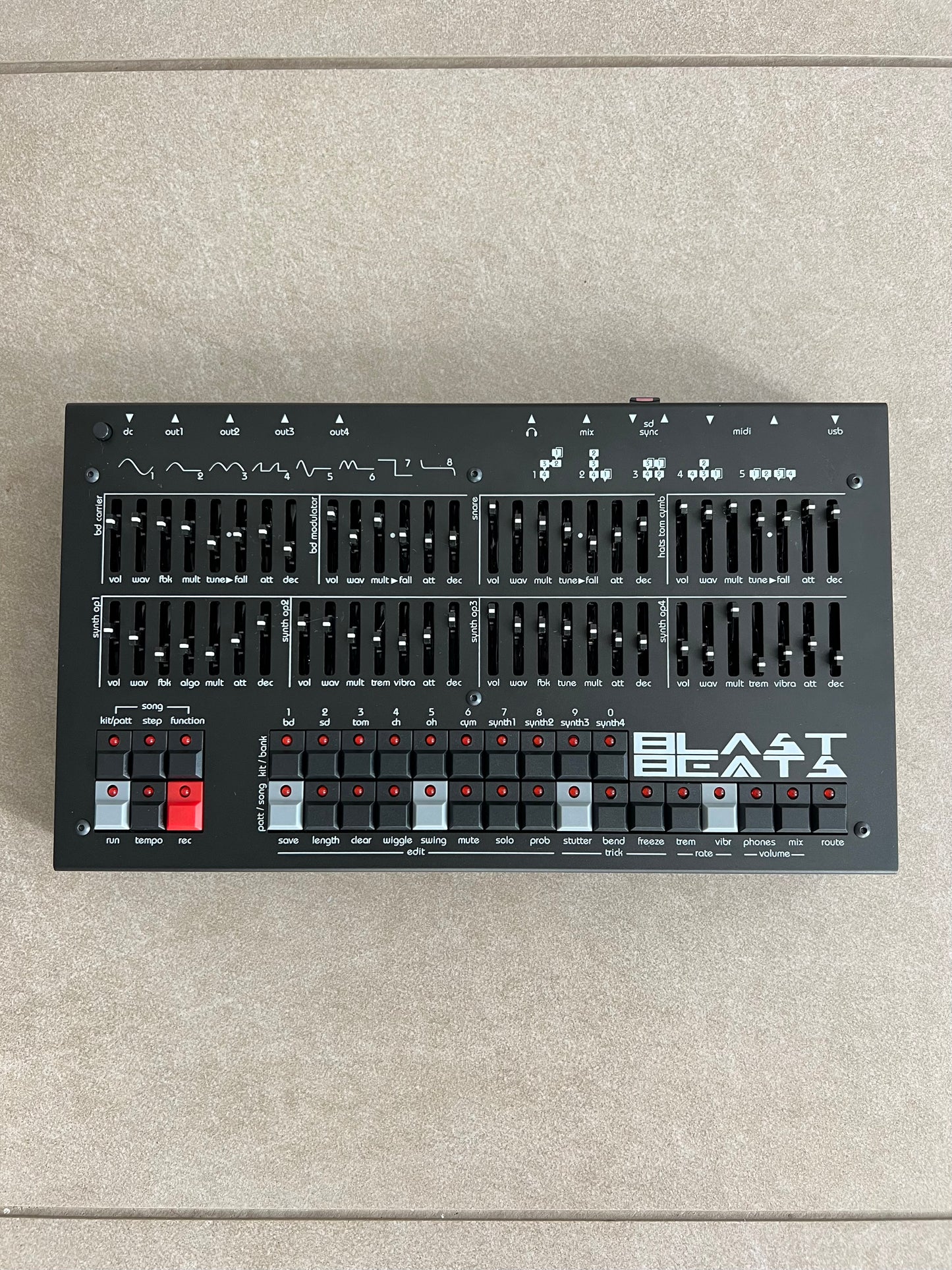 Twisted Electrons Blast Beats Drum Machine