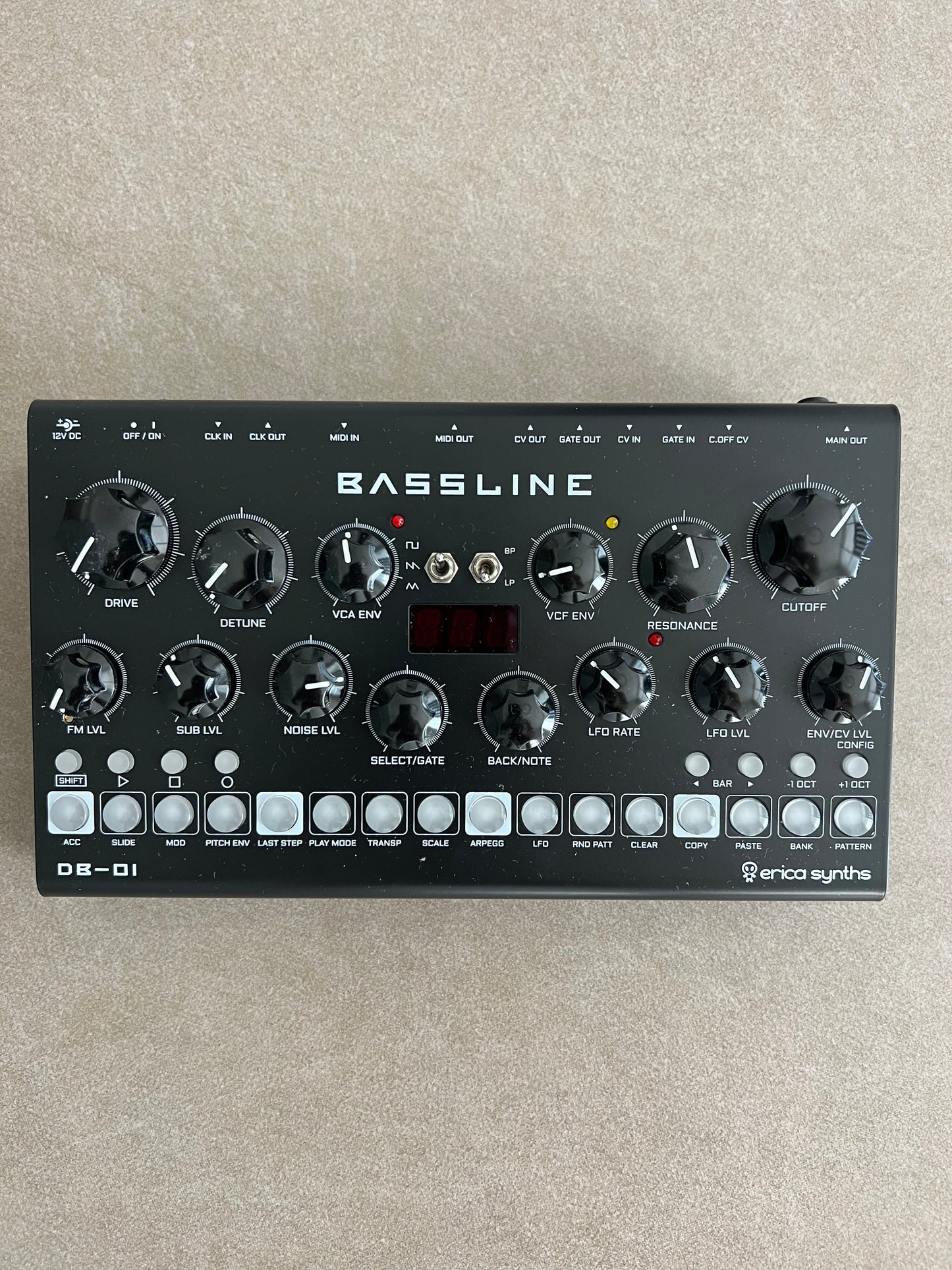 Erica Synths Desktop Bassline DB-01 Synthesiser