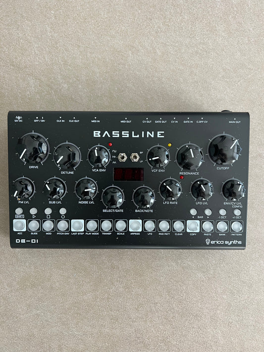 Erica Synths Desktop Bassline DB-01 Synthesiser
