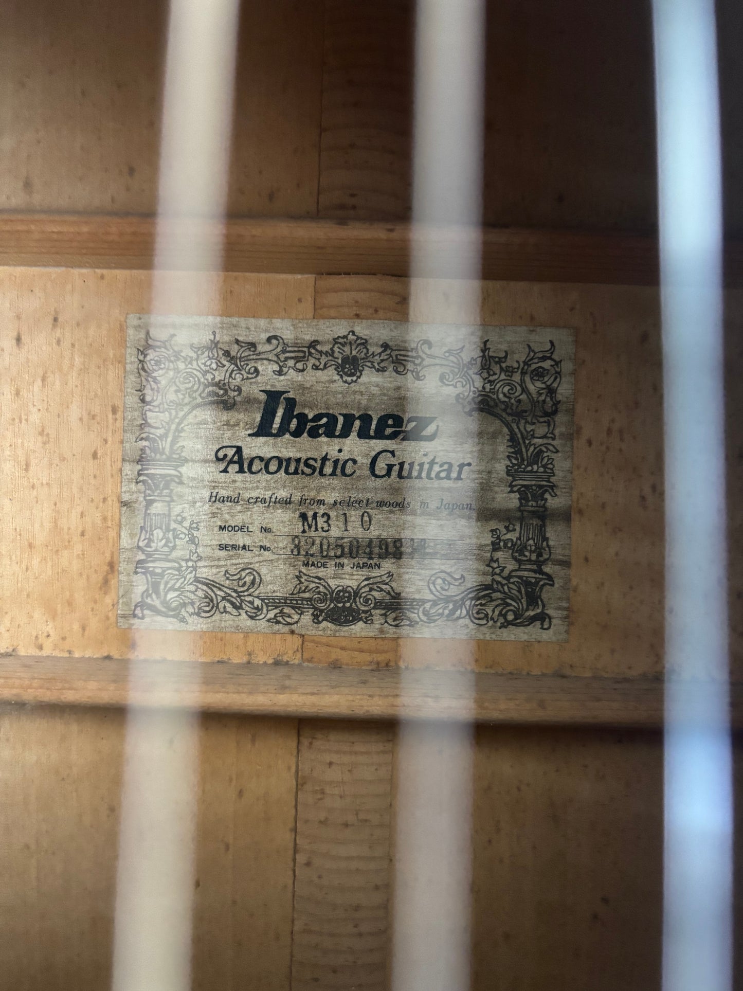 Ibanez M310 Acoustic Guitar MIJ 1982
