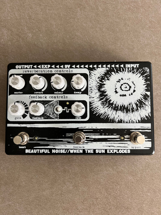 Beautiful Noise When The Sun Explodes Reverb Pedal