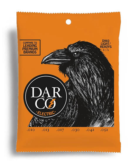 Darco Electric Guitar Light/Heavy Gauge String Set (10-52)