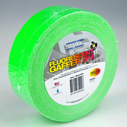 Nashua 511 Gaffer Tape in Matte Neon Green (48mm/45m)